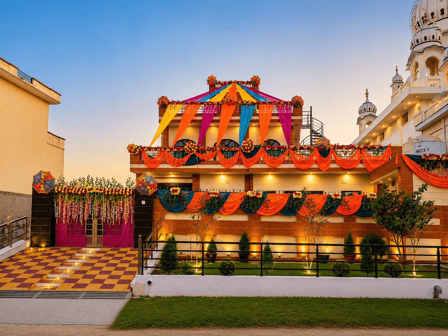 Festive Punjabi Canopy Home Decor