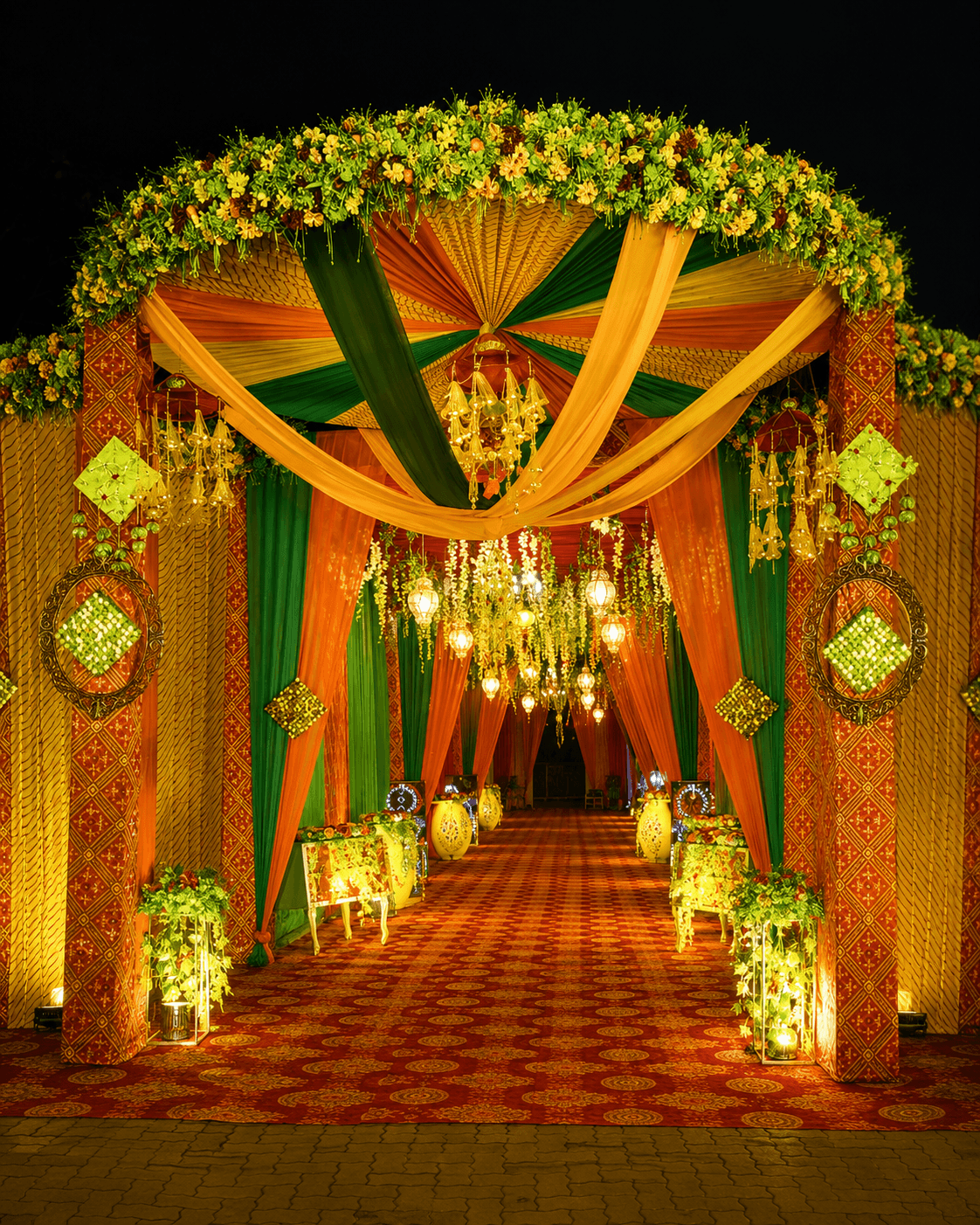 Crystal Chandelier Luxury Stage