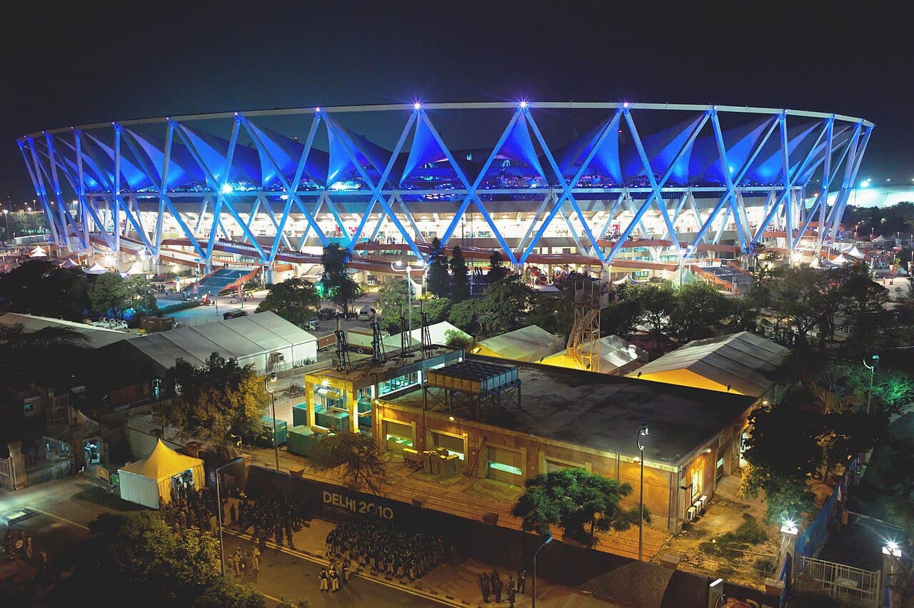 Arena Sound & Floodlighting Setup