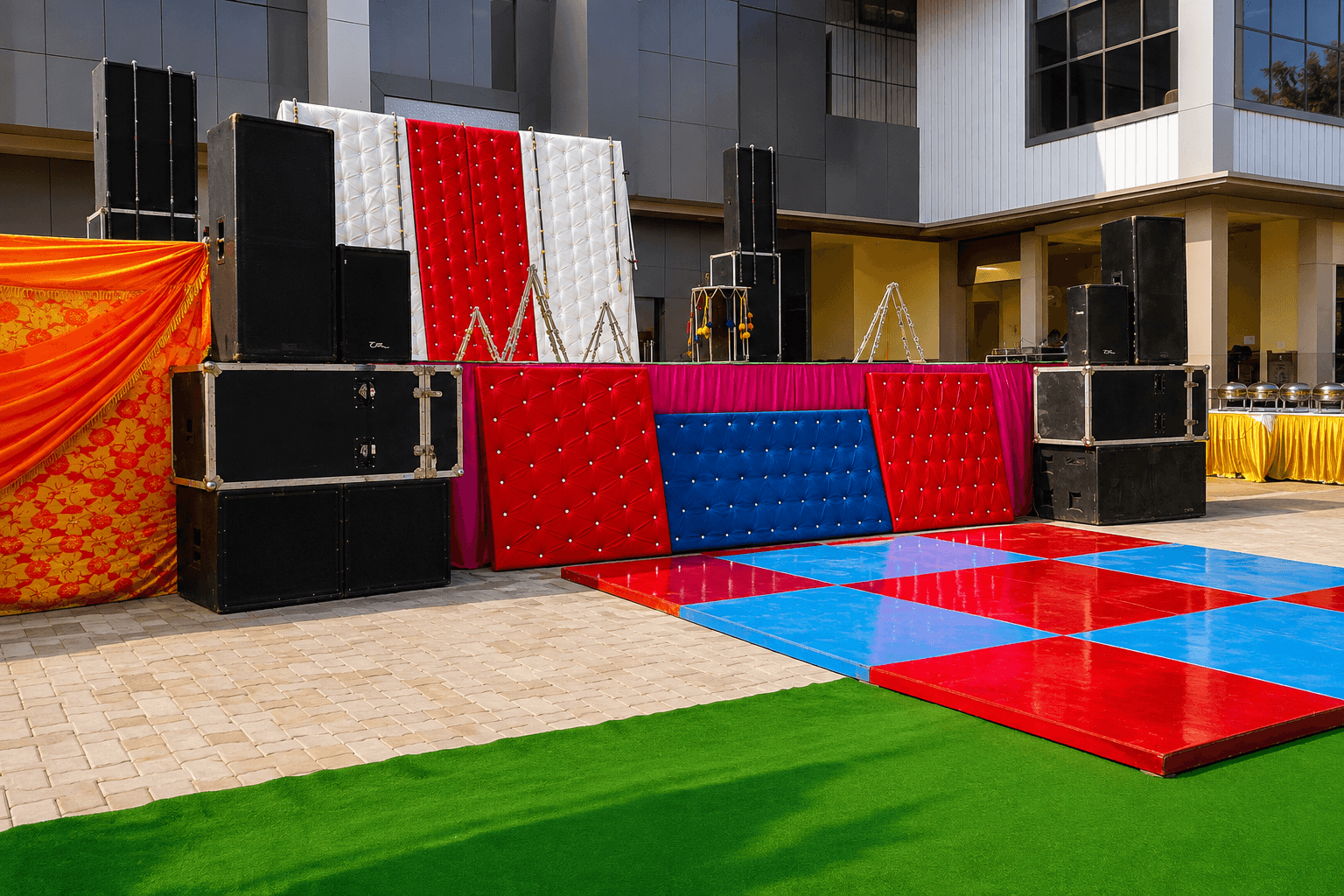 Floral Swing & Dholak Corner
