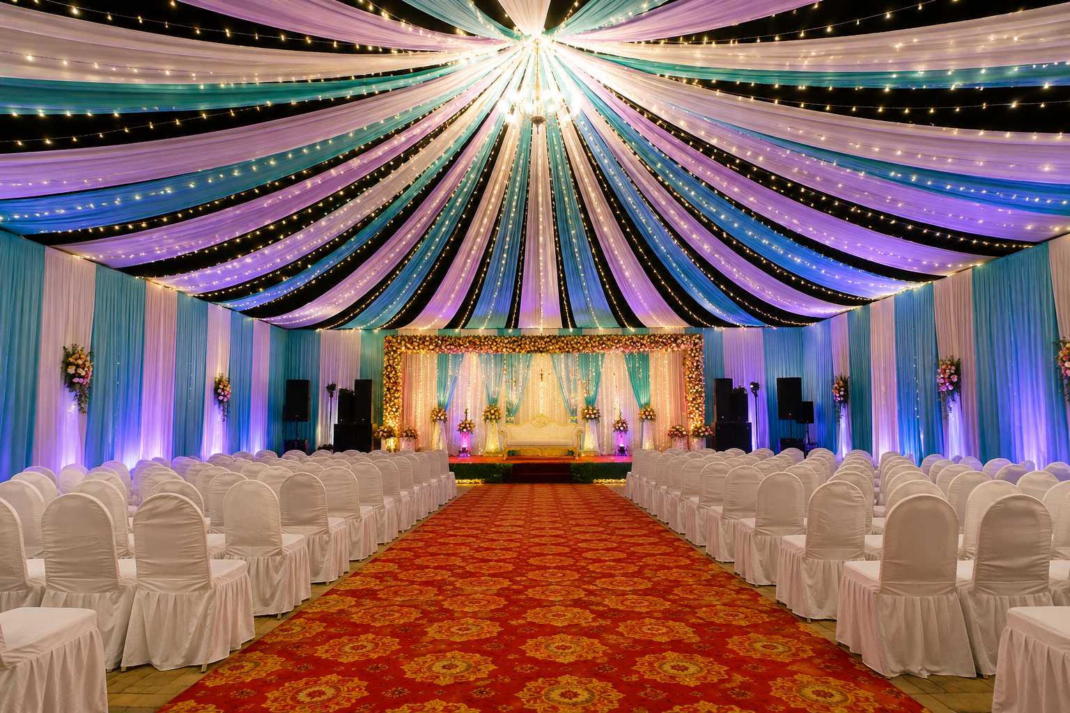Akhand Paath & Sukhmani Sahib Floral Stage